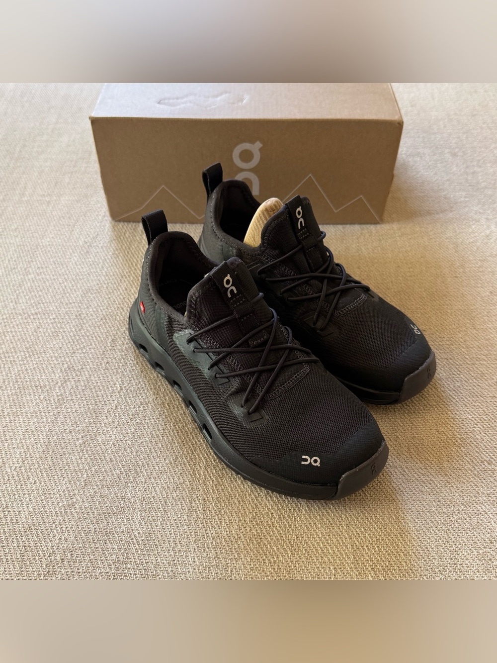 NIB On Cloudleap Sneakers Black/Eclipse Kids Size 12.5 Lightweight